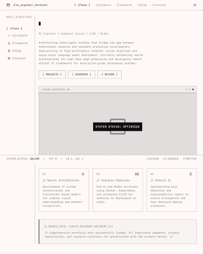 Placeholder representing visual manifest